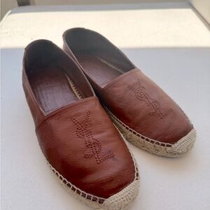 Authentic YSL leather spadrilles Yves Saint Laurent
